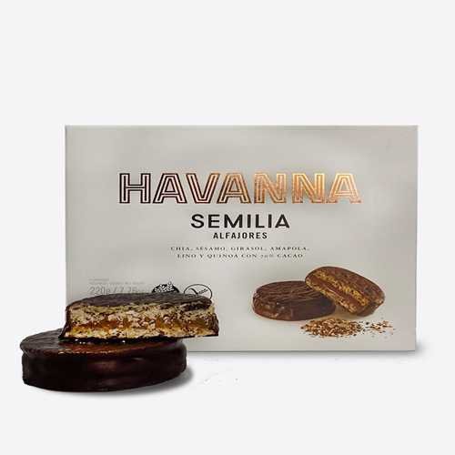 Alfajor Gluten-Free con Semilla y Cobertura de Chocolate 70%