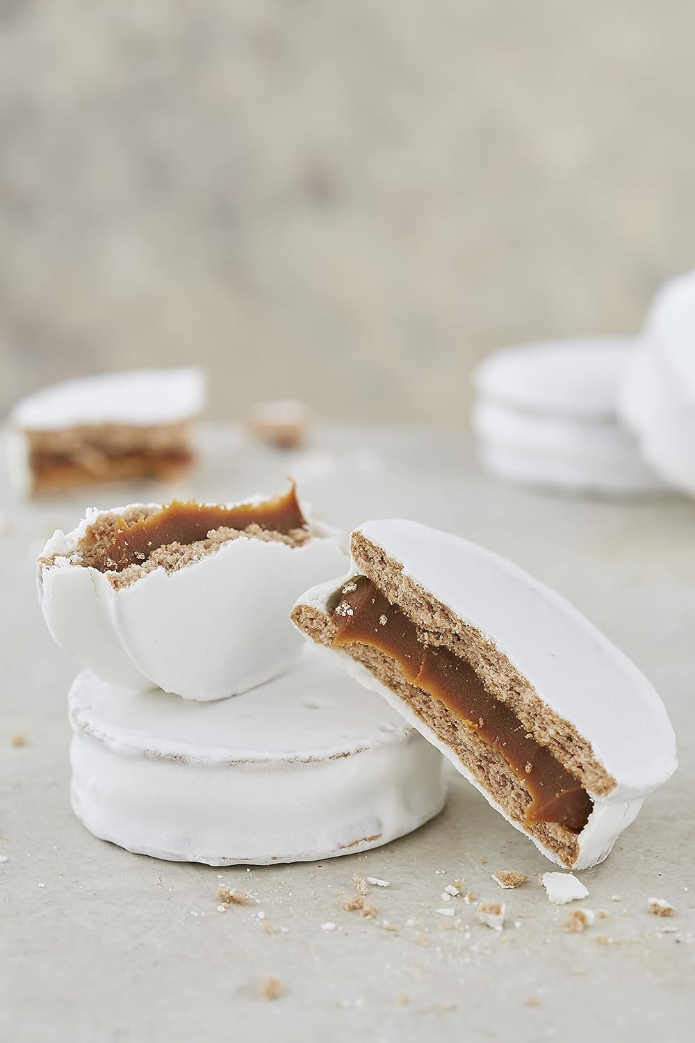 Alfajor de Dulce de Leche con Cobertura de Merengue